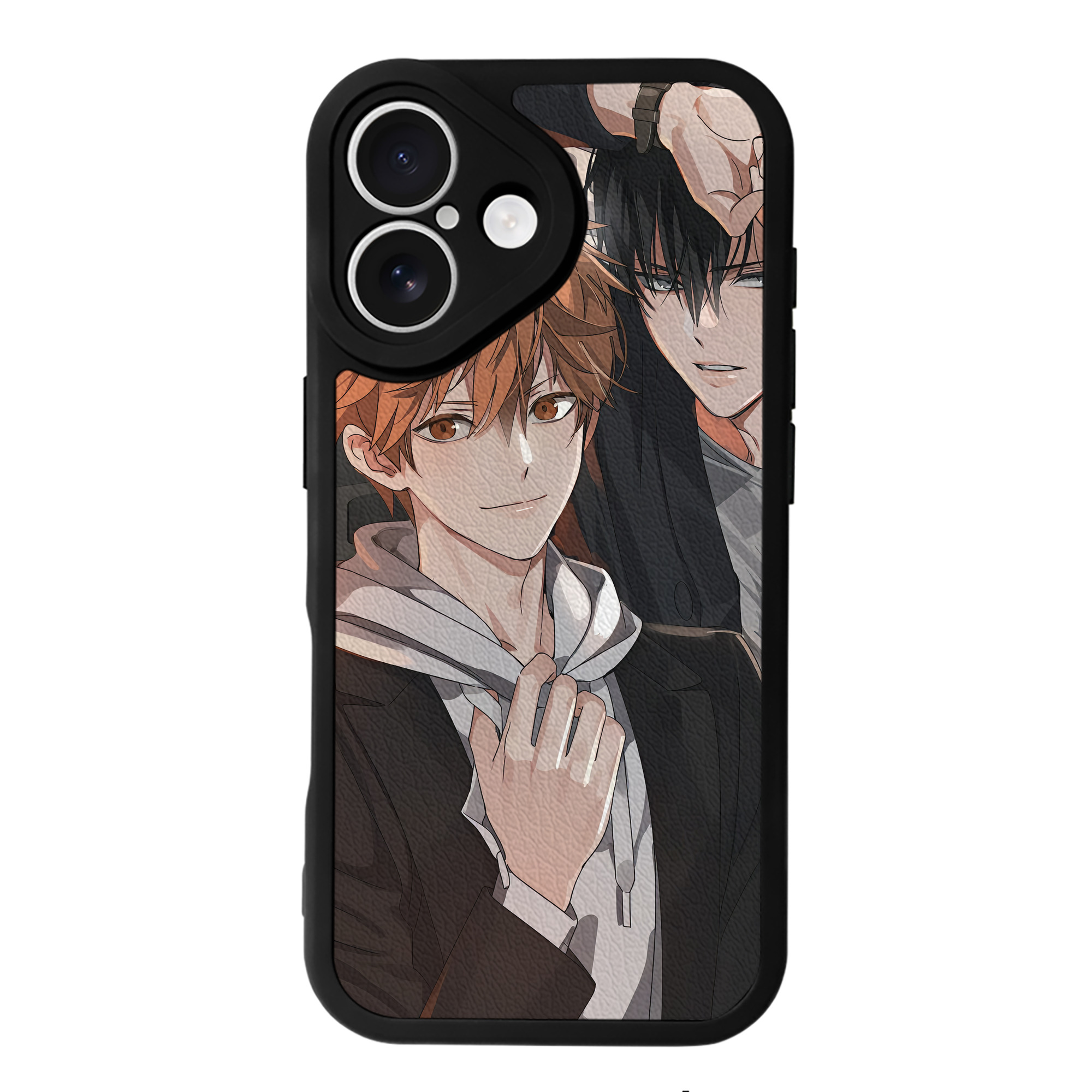 （画像用） ハイキュー!! Haikyu!! 【iPhone 16シリーズ対応】シリコンスマホケース（レザー調） 材質：シリコン